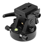 Testa equatoriale con piastra a coda di rondine di 55mm