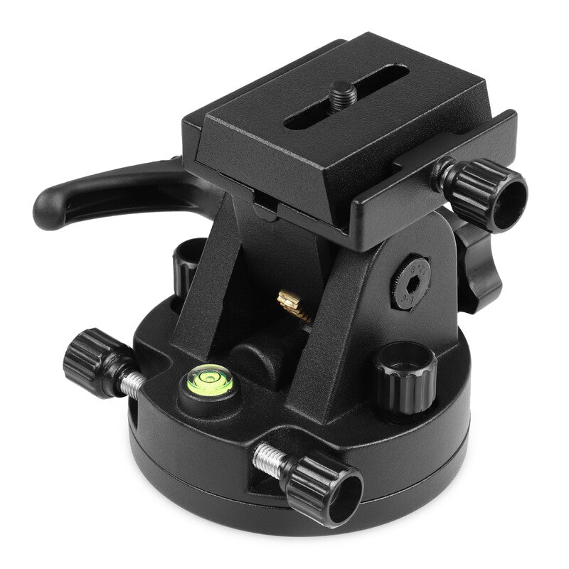 Testa equatoriale con piastra a coda di rondine di 55mm