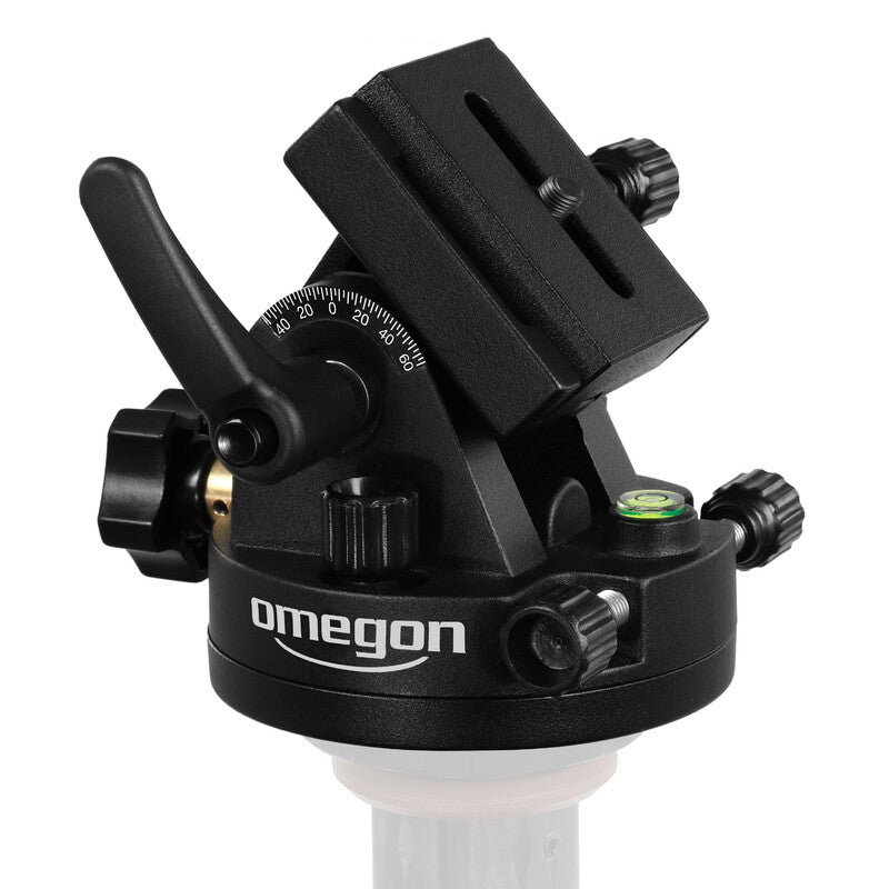 Testa equatoriale con piastra a coda di rondine di 55mm