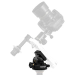 Testa equatoriale con piastra a coda di rondine di 55mm