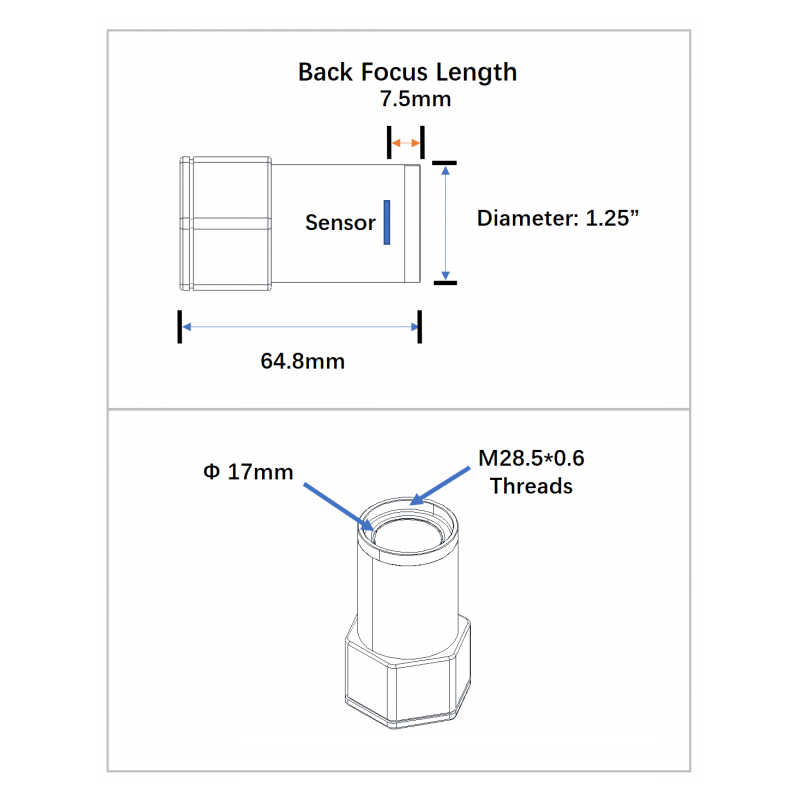 Player One Camera Guida Ceres-C (IMX224) USB3.0 Color