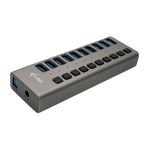 HUB USB 3.0 10 porte + Power Adapter 48 W