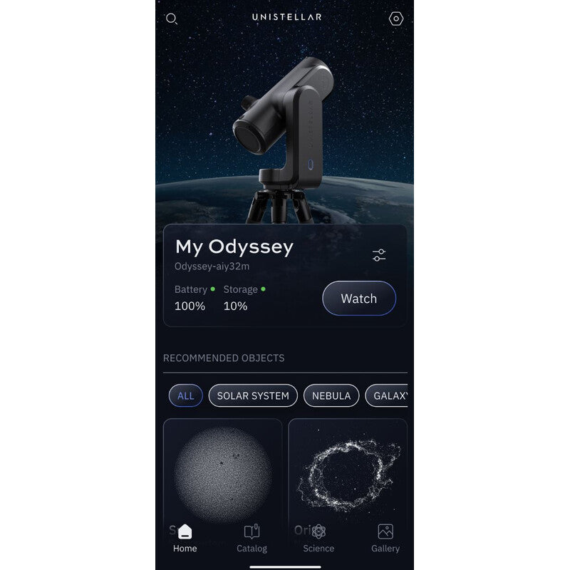 Unistellar Odyssey Pro 85/320 Smart Telescope