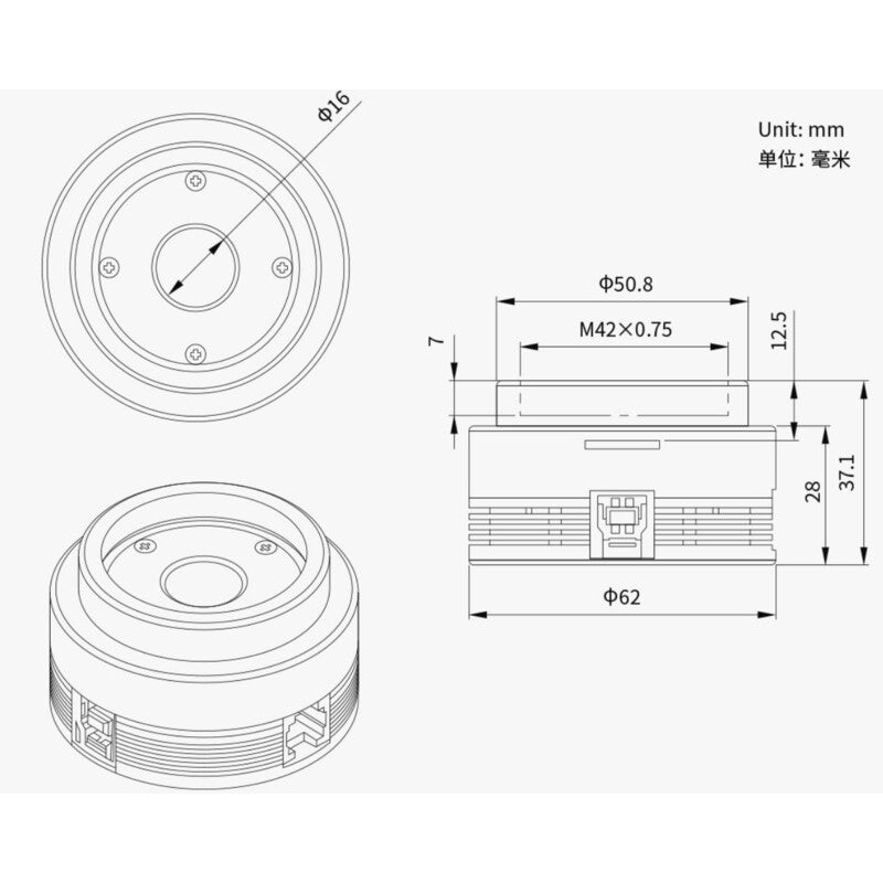 Camera Planetaria ASI 664 MC Color