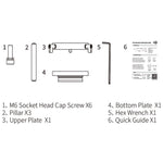Prolunga per colonna PE160 per AM5 / AM3