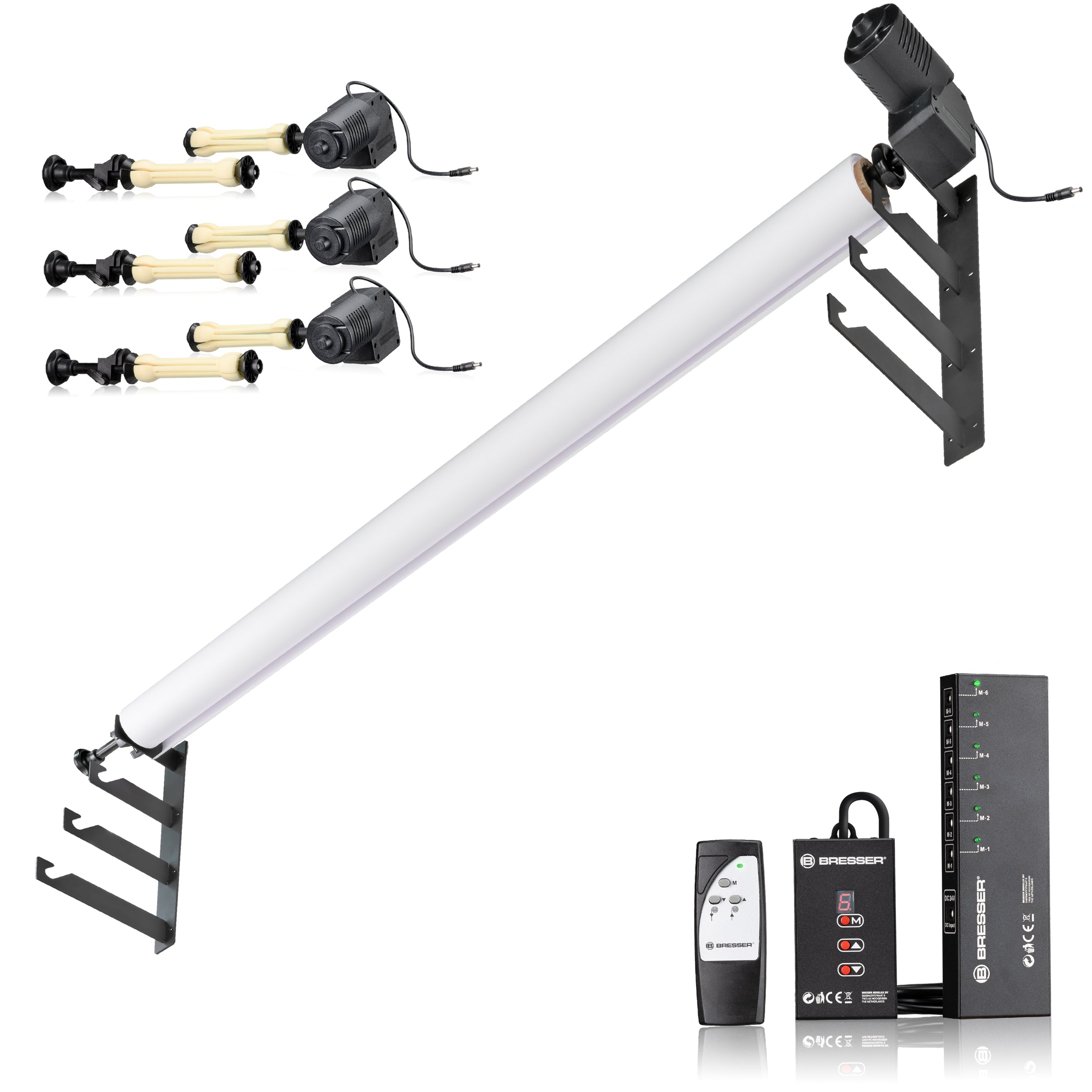 Bresser EBS-4 Sistema di fondo elettrico per 4 rulli
