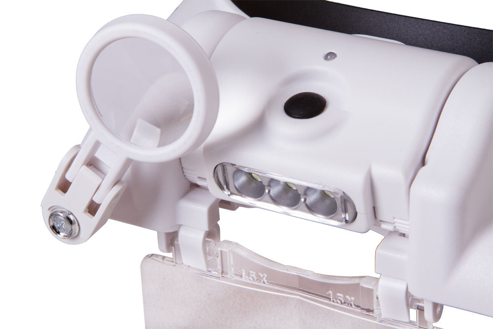 Lente d’ingrandimento frontale ricaricabile Levenhuk Zeno Vizor HR4