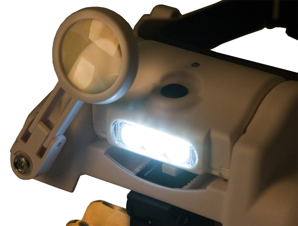 Lente d’ingrandimento frontale ricaricabile Levenhuk Zeno Vizor HR6