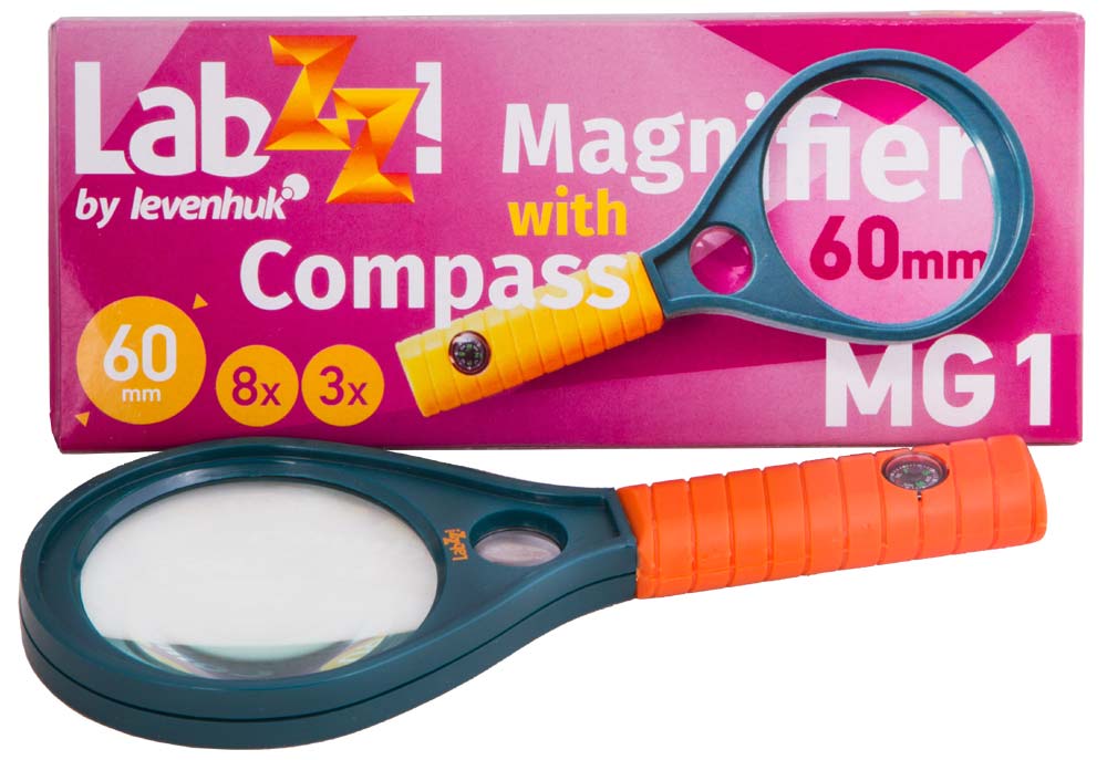 Lente d’ingrandimento Levenhuk LabZZ MG1 con bussola