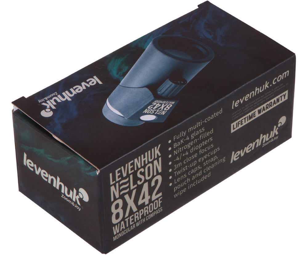Monoculare Levenhuk Nelson 8x42 con reticolo e bussola