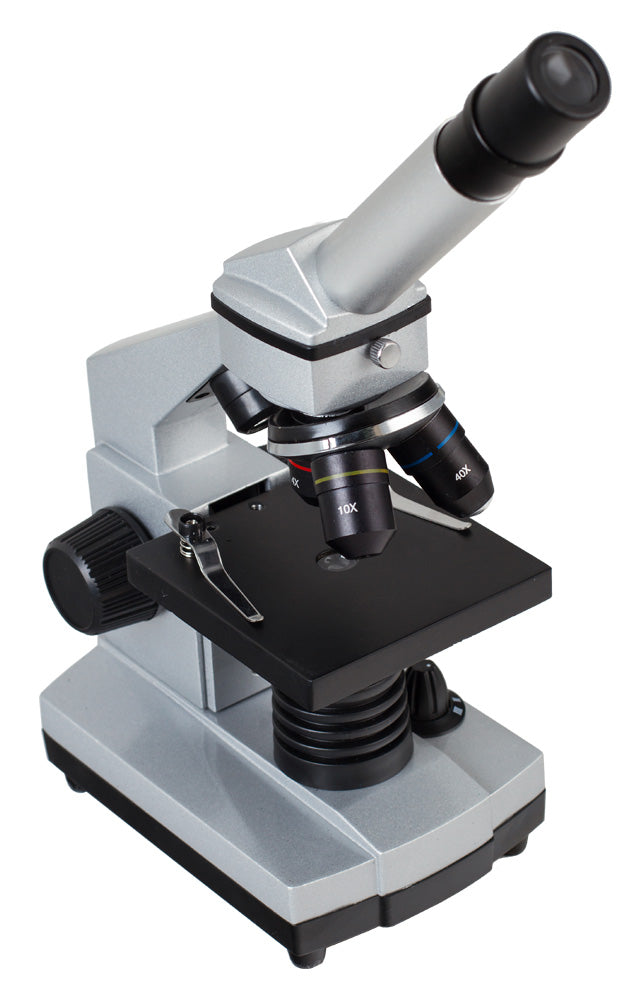 Microscopio Bresser Junior 40–1024x, con custodia rigida