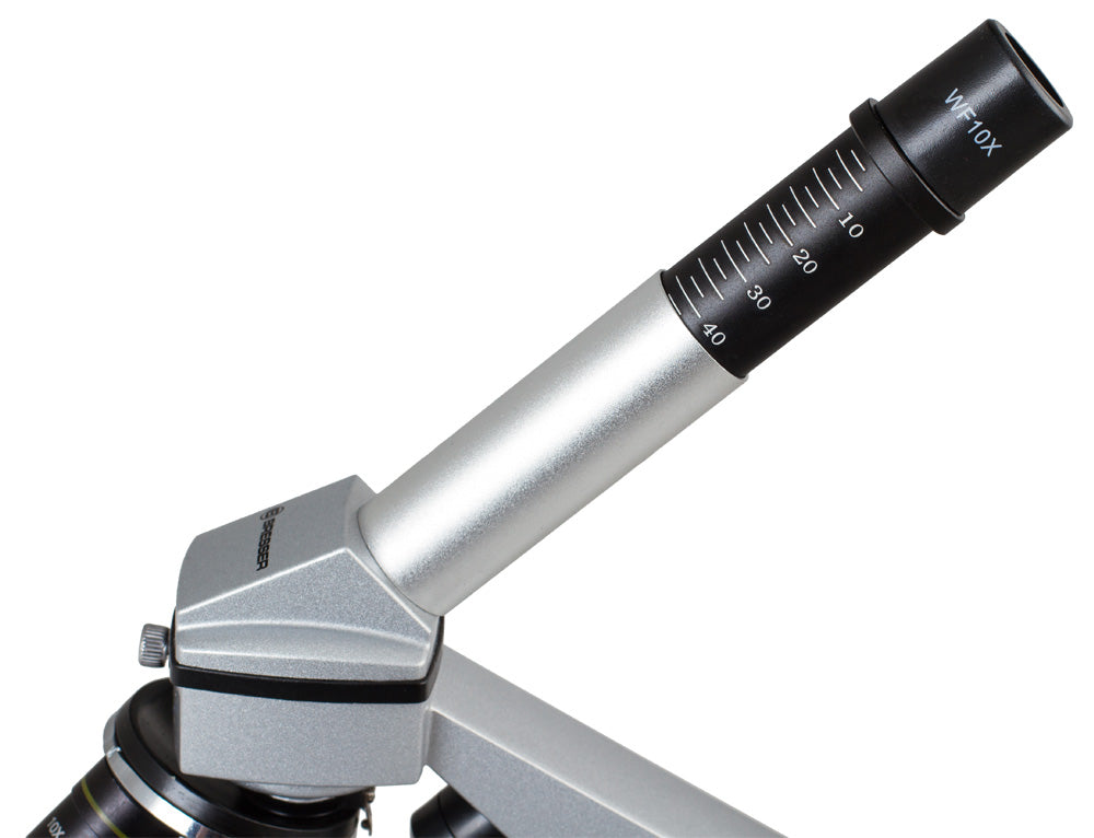 Microscopio Bresser Junior 40–1024x, con custodia rigida