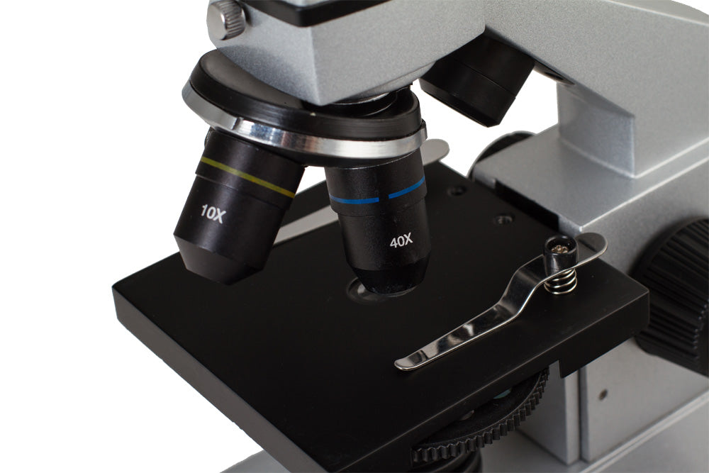 Microscopio Bresser Junior 40–1024x, con custodia rigida