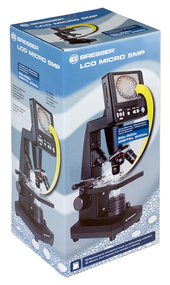 Microscopio Bresser LCD 50–2000x