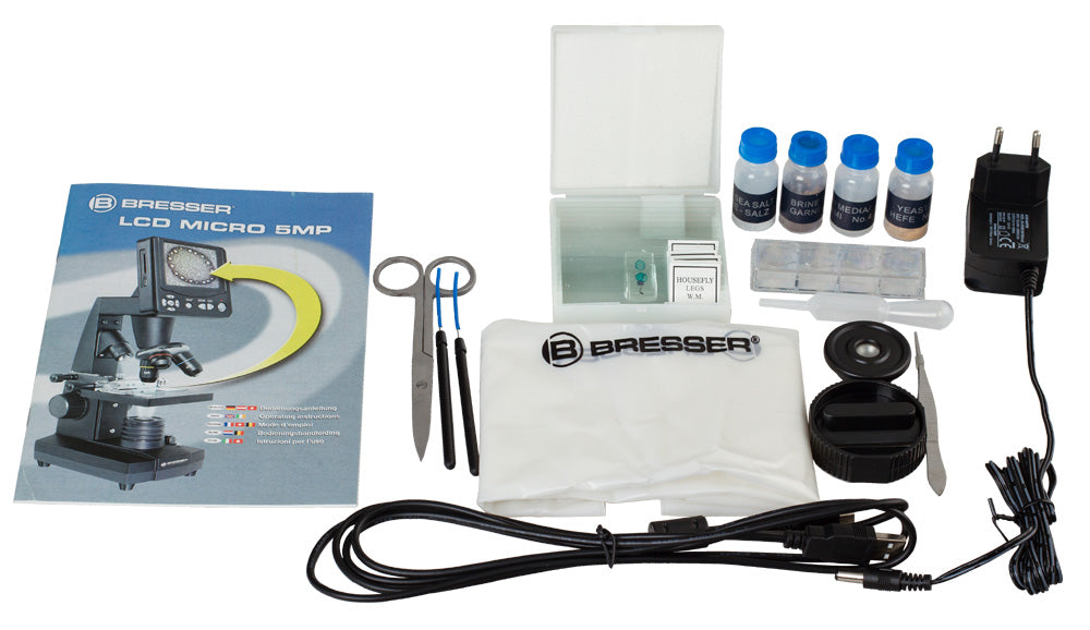 Microscopio Bresser LCD 50–2000x