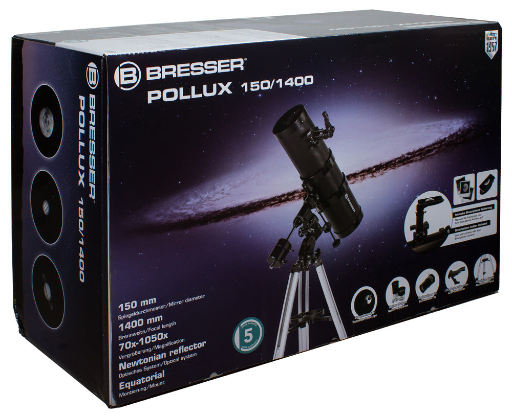 Telescopio Bresser Pollux 150/1400 EQ3