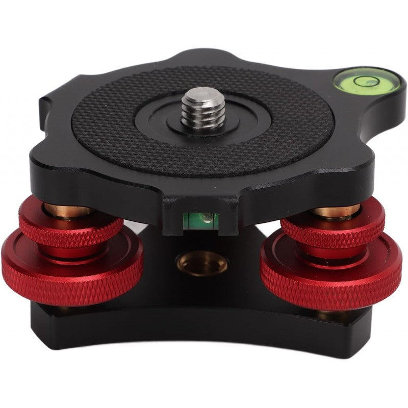 Livella micrometrica a 3 punti per treppiedi fotografici