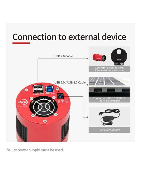 Camera DeepSky ASI 585MM Pro Mono