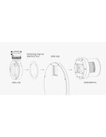 Ruota porta filtri quadrato EFW-7x50