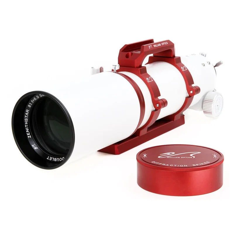 WILLIAM OPTICS TELESCOPIO RIFRATTORE APOCROMATICO AP 81/559 ZENITHSTAR 81 RED OTA